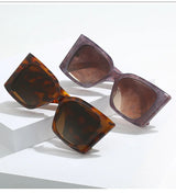 Collection of Gradient Color  Oversized Square Sunglasses