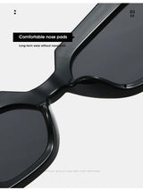 Details of Gradient Driving Square Cat Eye Crystal Sunglasses