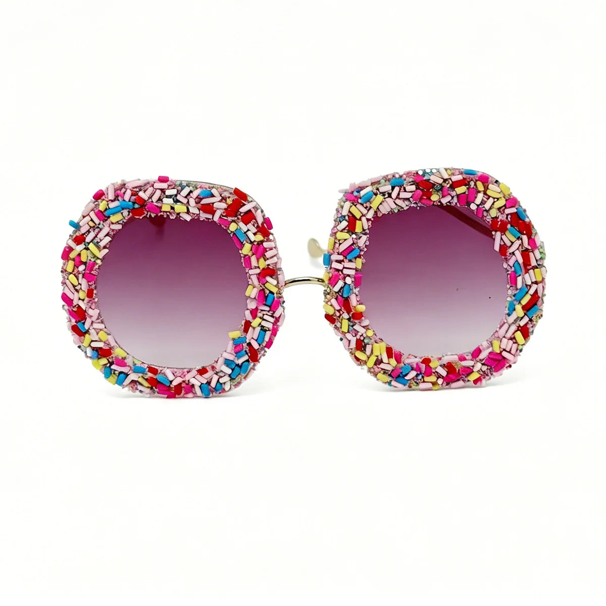Gradient Oversized Colorful Candy Round Sunglasses