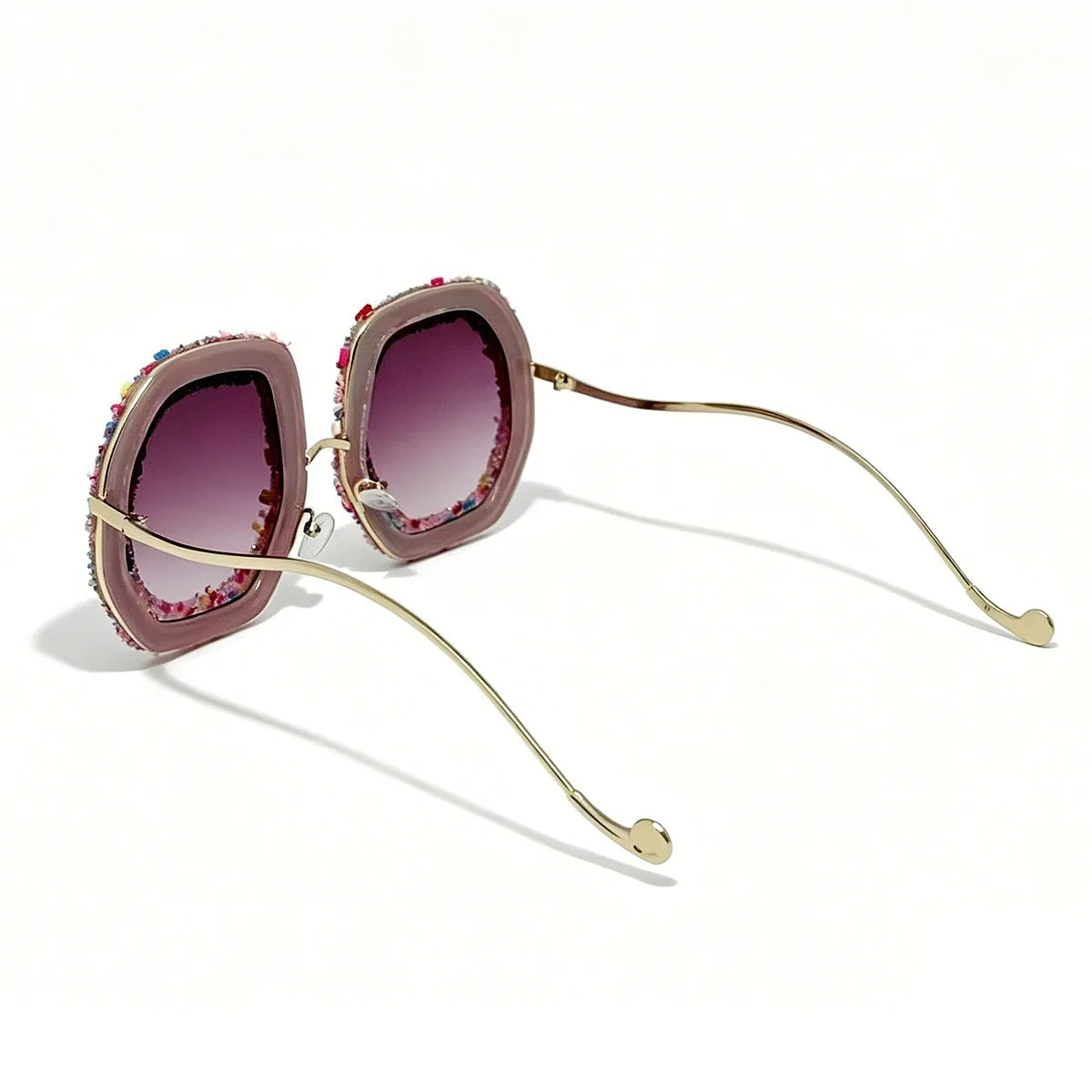 Gradient Oversized Colorful Candy Round Sunglasses