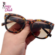 Gradient Rivets Square UV400 Sunglasses Sassy Chick Logo
