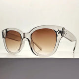 Gradient Rivets Square UV400 Sunglasses