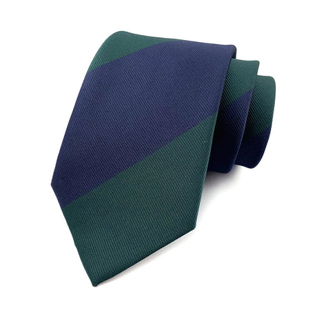 green blue Groom Jacquard Woven 8CM Striped Men's Tie