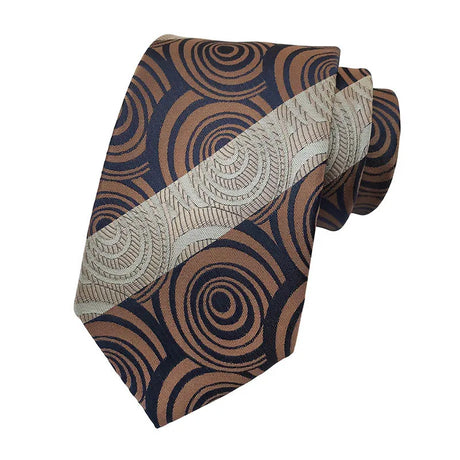 Groom Jacquard Woven 8CM Striped Men's Tie