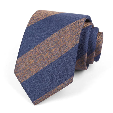 Groom Jacquard Woven 8CM Striped Men's Tie
