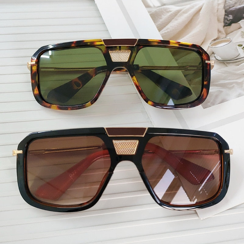 Vintage Oversized Square Sunglasses