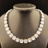 CZ Stone Bling Chains Necklace Set