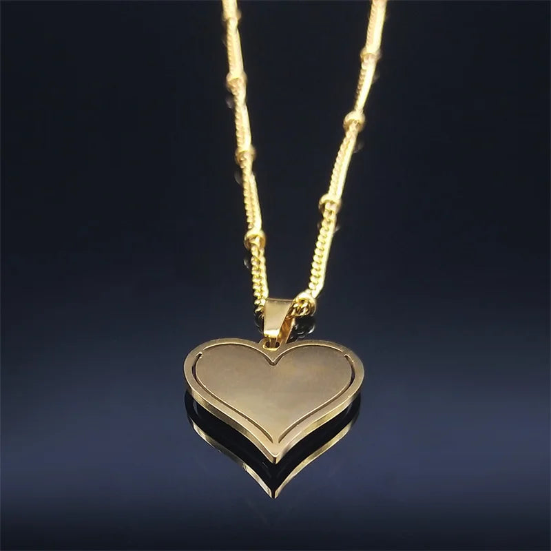 Elegant Crystal Heart Necklace