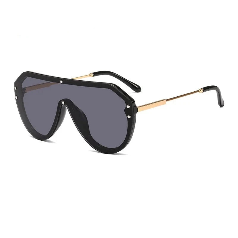 Oversized Rivet Sunglasses