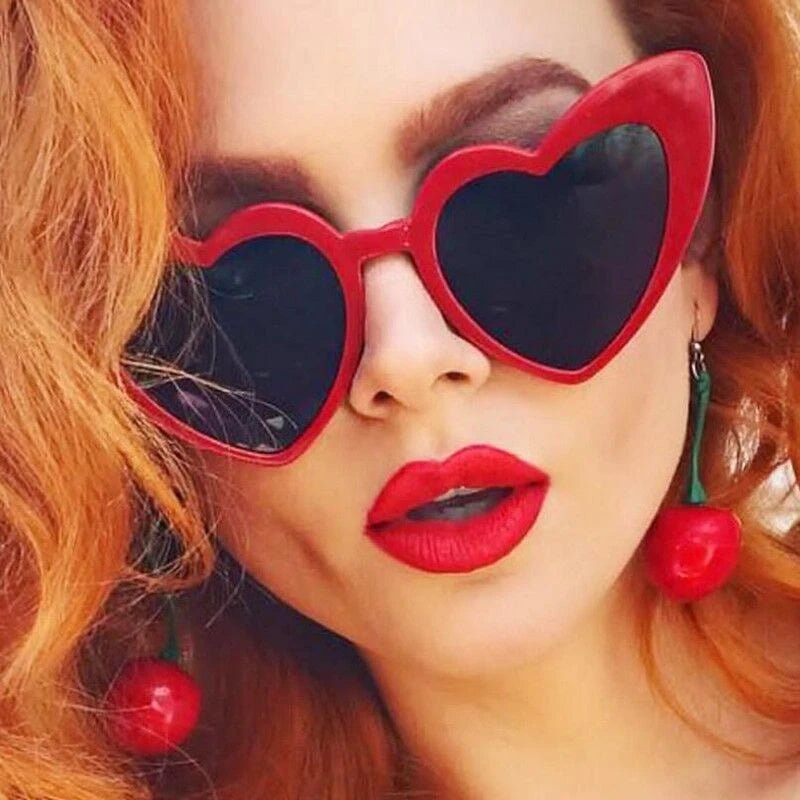 Vintage Heart Shape Sunglasses