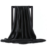 Satin Solid Color Foulard 90*90cm Silk Scarf Hijab