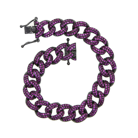 Sparking Bling Cubic Zirconia Chain Bracelet