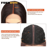 Long Deep Wavy Synthetic Lace High Temperature Wigs