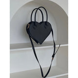 Retro Cool Girls Love Heart Tote Handbags