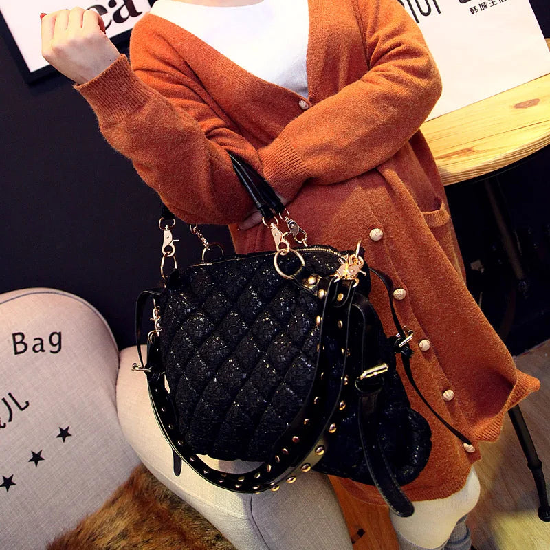 Leather Korean Style Crossbody Bag