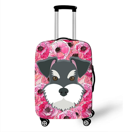 Cute Dog Luggage Cover