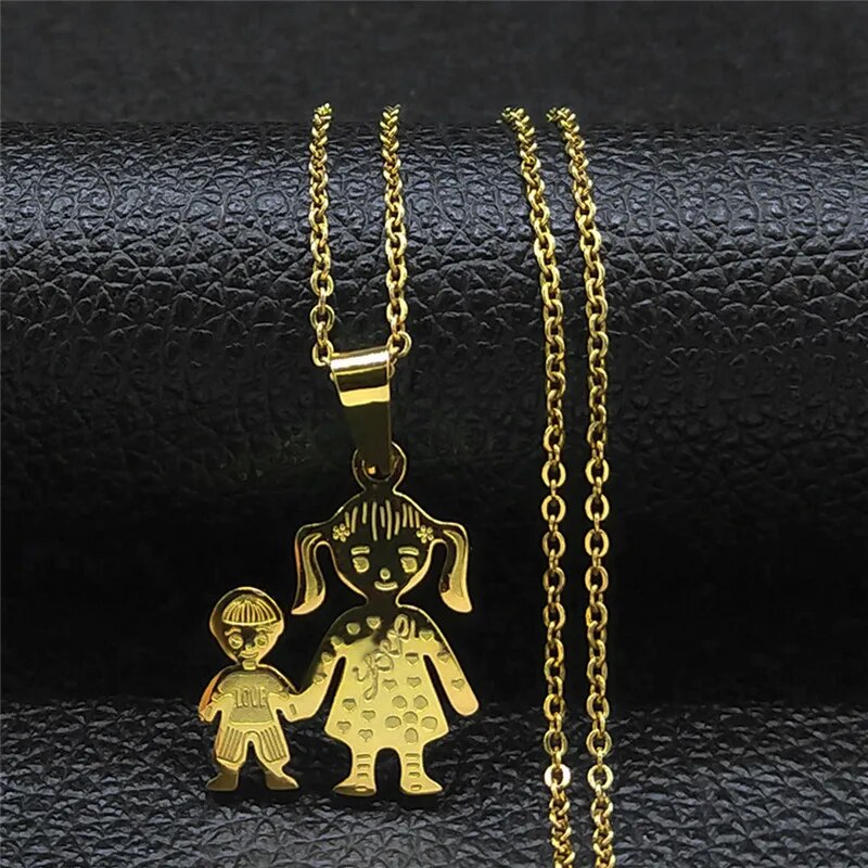 Kid Stainless Steel Necklace