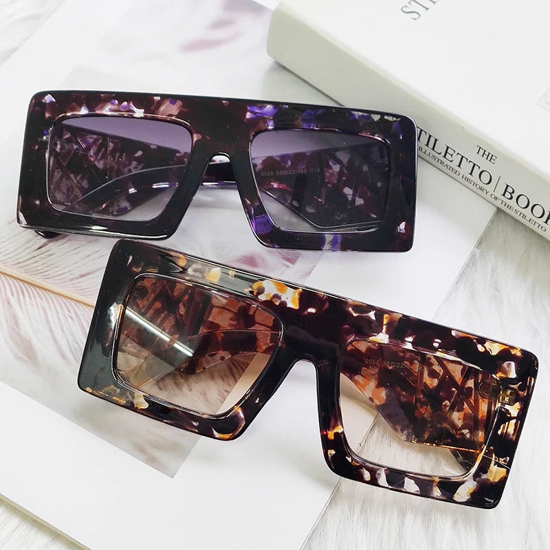 Classic Oversized Square Sunglasses