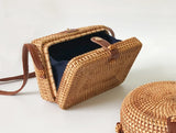 Summer Rattan Handmade Bag
