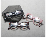 Oversized Cat Eye Vintage Optical Eyeglasses