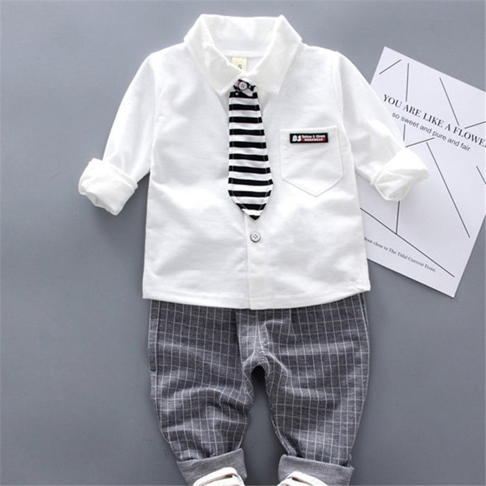 Baby Boy Long Sleeve Suit Set