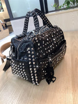 Rhinestone Rivet Handbag