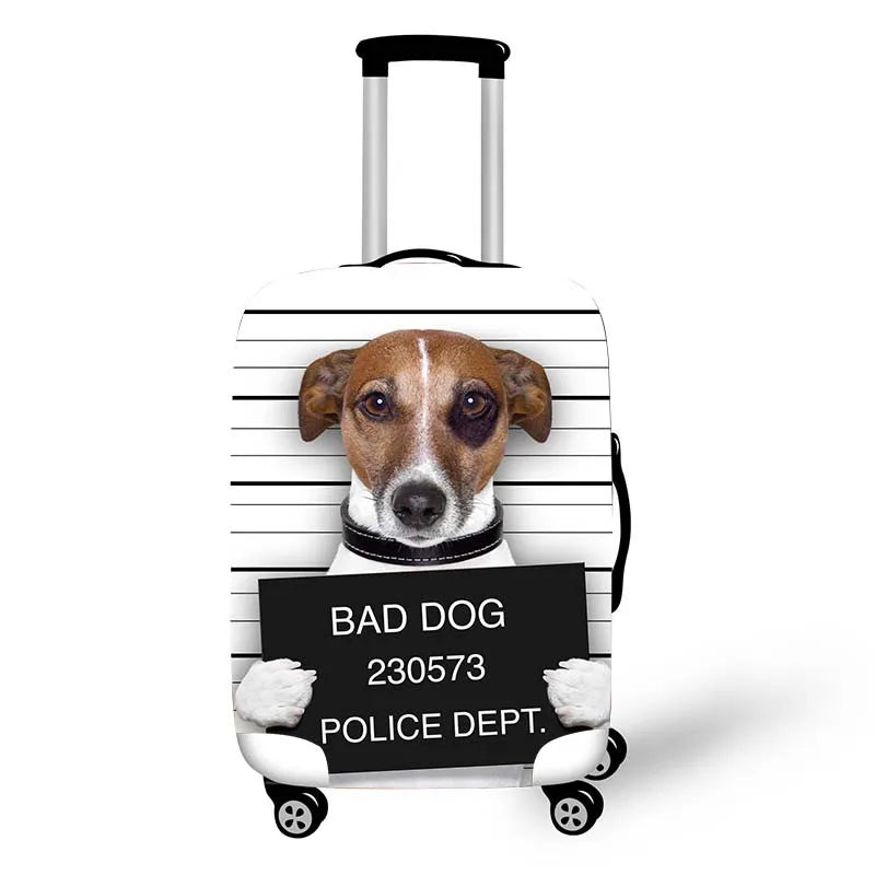 Cute Dog Luggage Cover