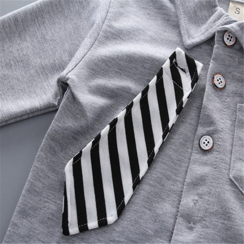 Baby Boy Long Sleeve Suit Set