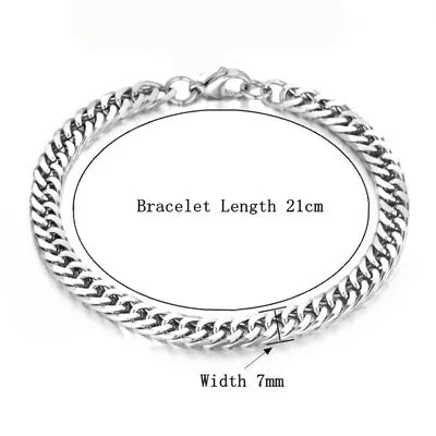 Stainless Steel Male Bracelet