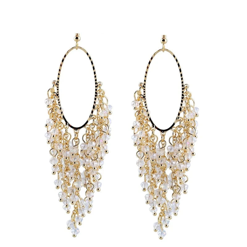 Crystal Beaded Earrings