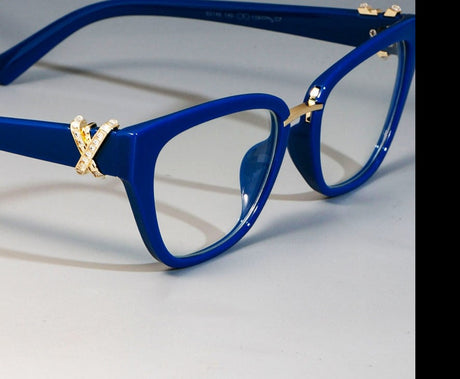 Rhinestone Cat Eye Optical Glasses