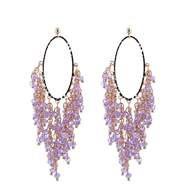 Crystal Beaded Earrings