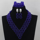 Nigerian Crystal Beads Necklace Set