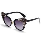 Crystal Round Sunglasses