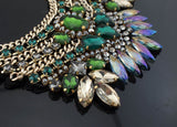Choker Multicolor Crystal Bead Necklace