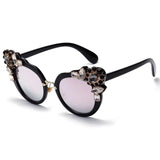 Crystal Round Sunglasses