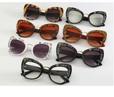 Retro Oversized Cat Eye Sunglasses