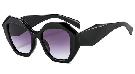 Big Frame Polygon Sunglasses