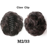 light brown Hair Bun Grab Clip