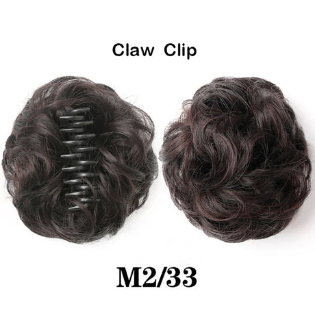 light brown Hair Bun Grab Clip
