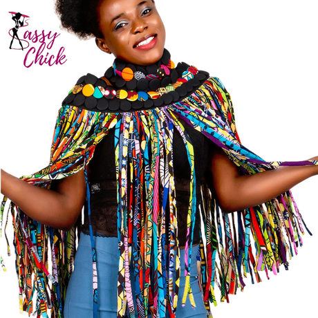 Handmade African Beads Jewelry Sassy Chick Logo