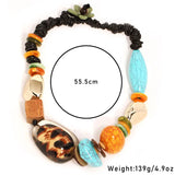 Size of a Handmade Bohemian Statement Beads Necklace