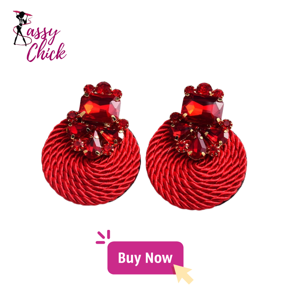 Handmade Fashion Rhinestone Earring