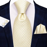 light yellow necktie set