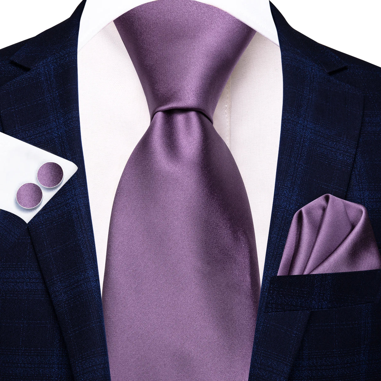 purple necktie set