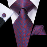 purple necktie set