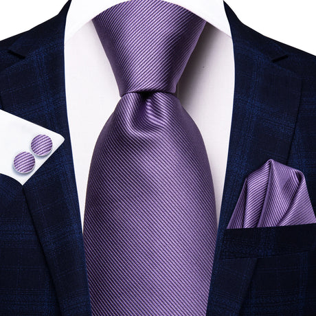 purple necktie set