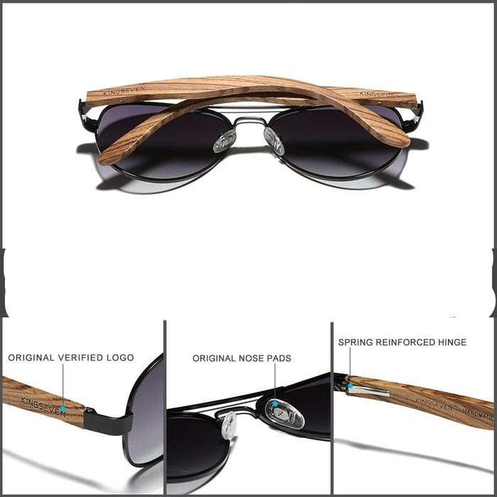 Handmade Wood Polarized Sunglasses