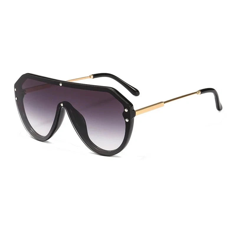 Oversized Rivet Sunglasses