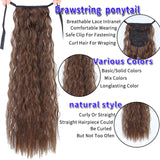 Long Afro Curly Hair Wig Extension